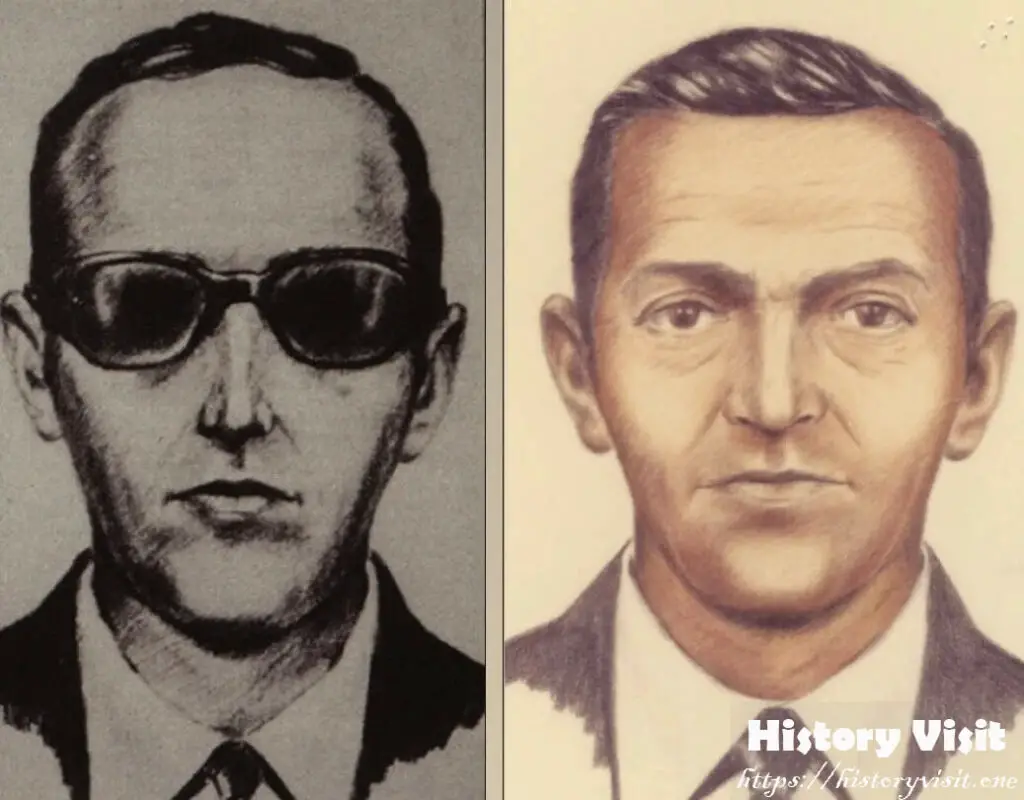 FBI artist rendering of so-called D.B. Cooper