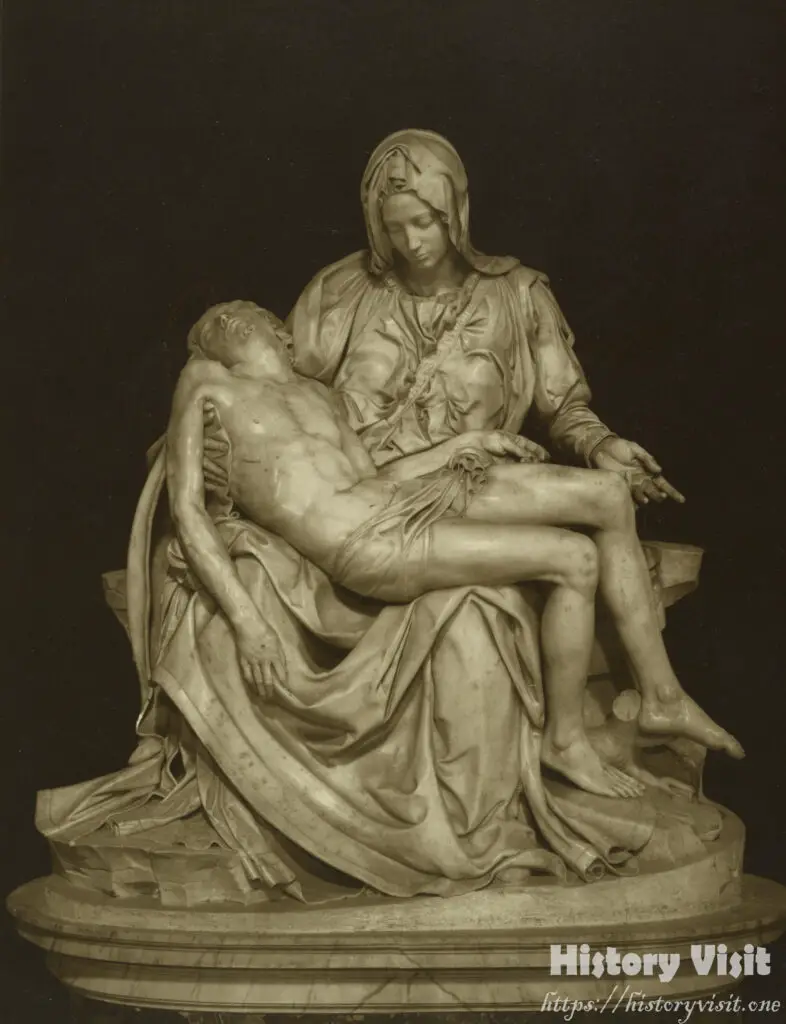 La Pietà is a marble sculpture