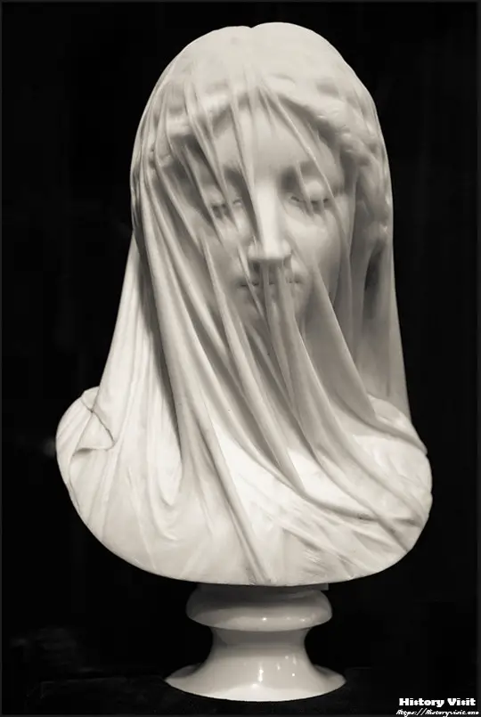 "The Veiled Virgin" by Giovanni Strazza