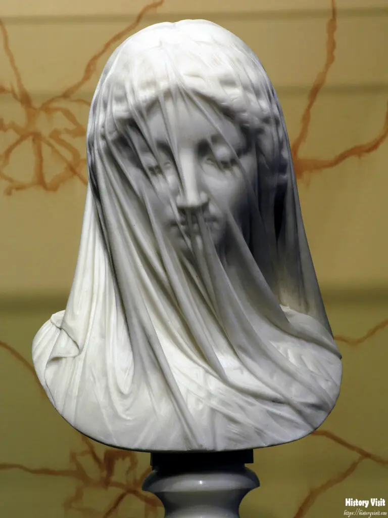 "The Veiled Virgin" by Giovanni Strazza