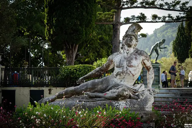 The Dying Achilles Statue in Achilleion Palace