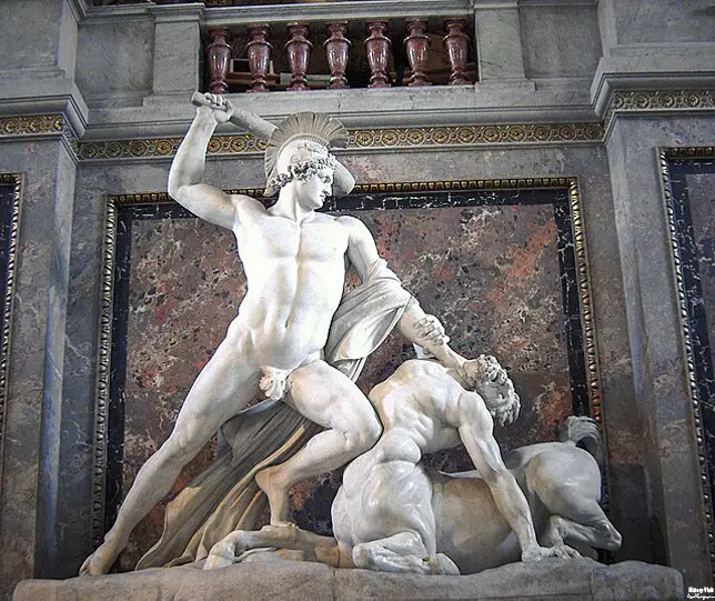 The Greek Myth "Theseus and Centaur"