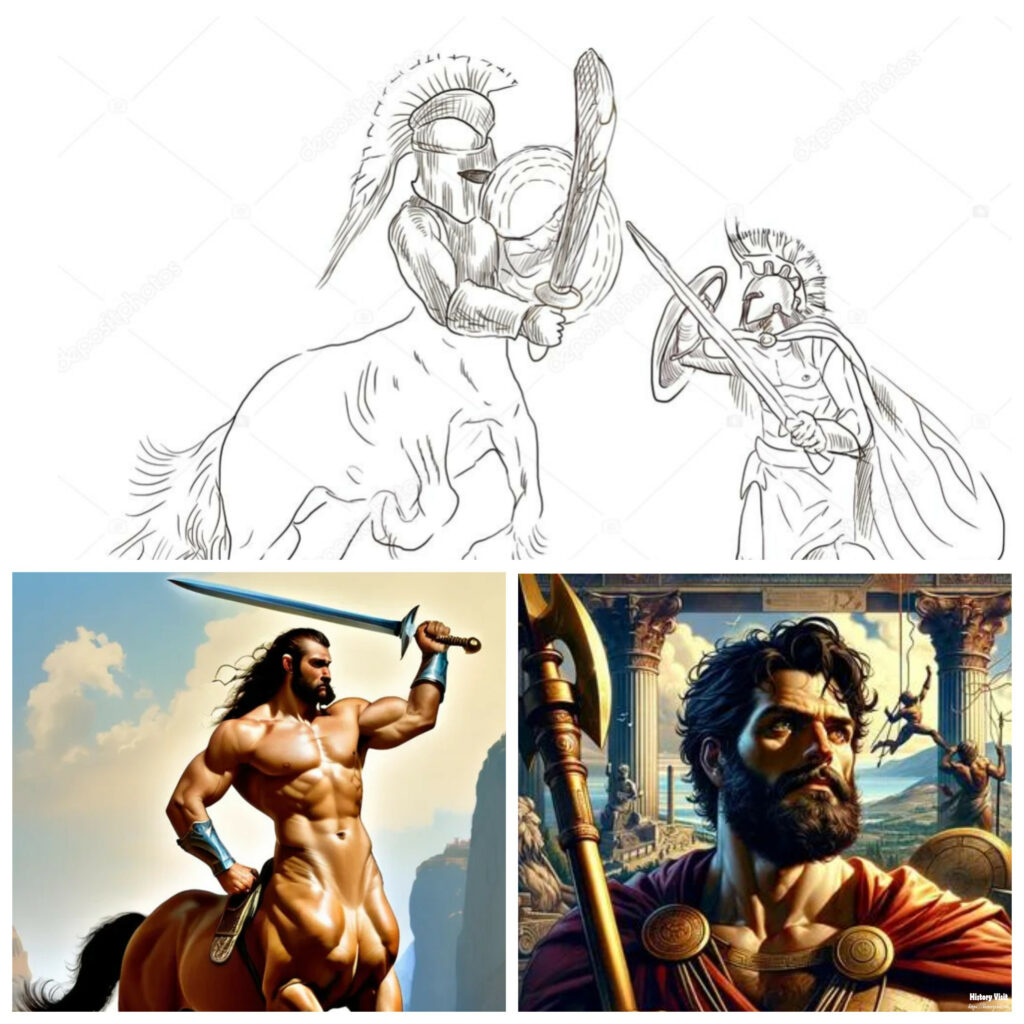 The Greek Myth of Theseus and the Centaur