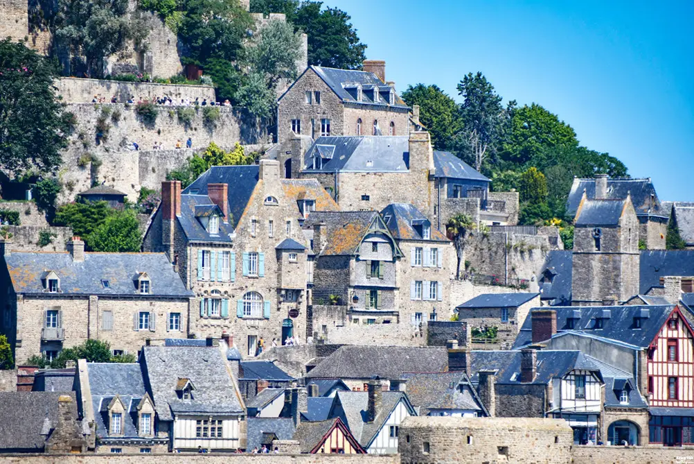 The Village of Mont-Saint-Michel