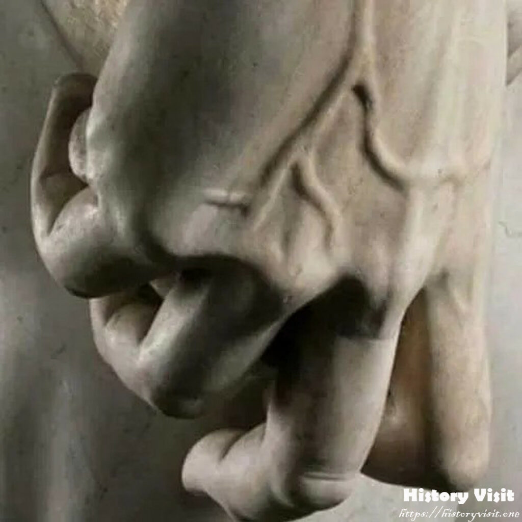 Details of Michelangelo's David Hand