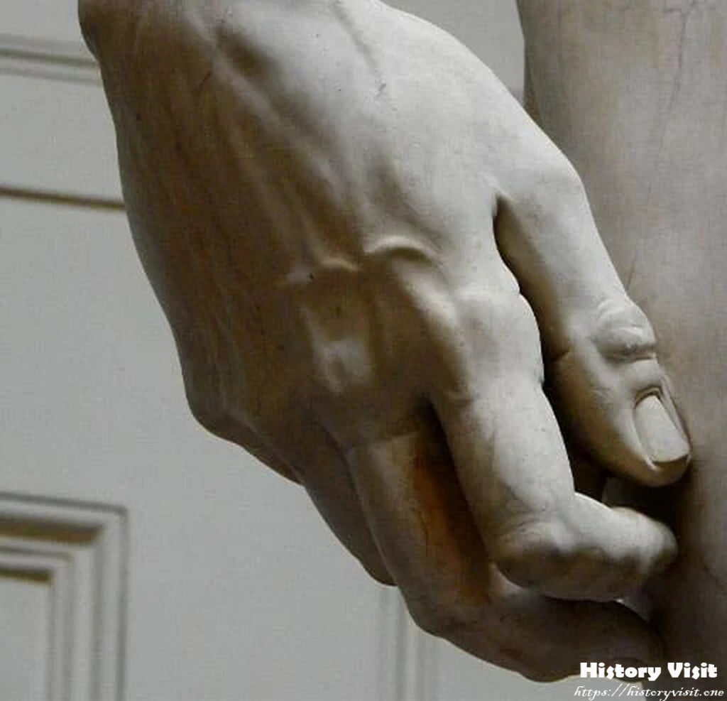 Details of Michelangelo's David Hand