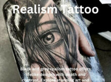 Black and Grey Realism Tattoo