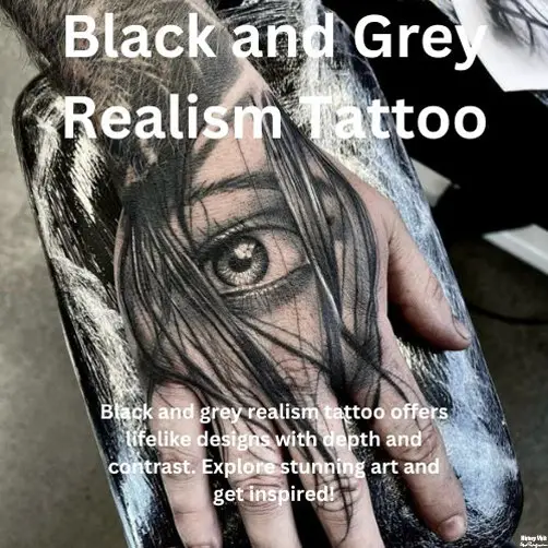 Black and Grey Realism Tattoo