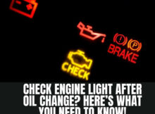 Check Engine Light After Oil Change