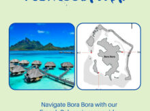 Bora Bora French Polynesia map