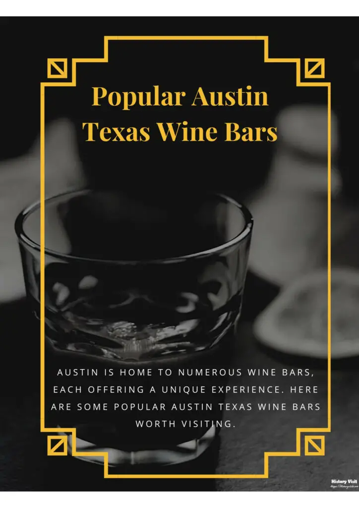 Popular Wine Bars 