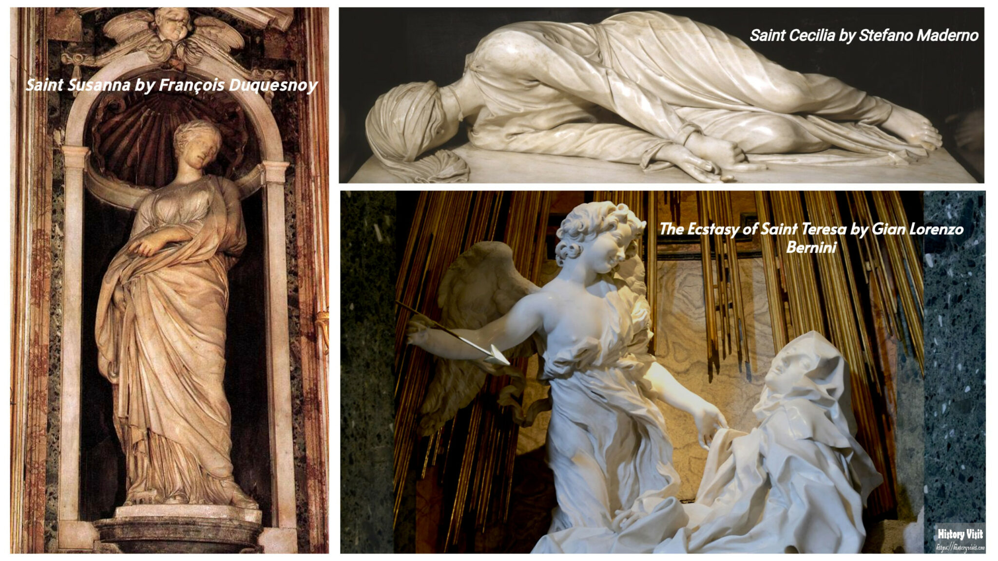 Baroque Art in Sculpture: Three Iconic Masterpieces - History Visit