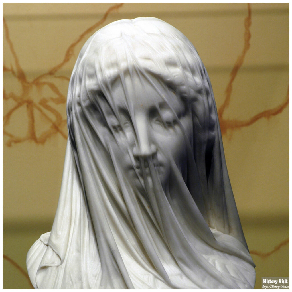 The Veiled Virgin by Giovanni Strazza