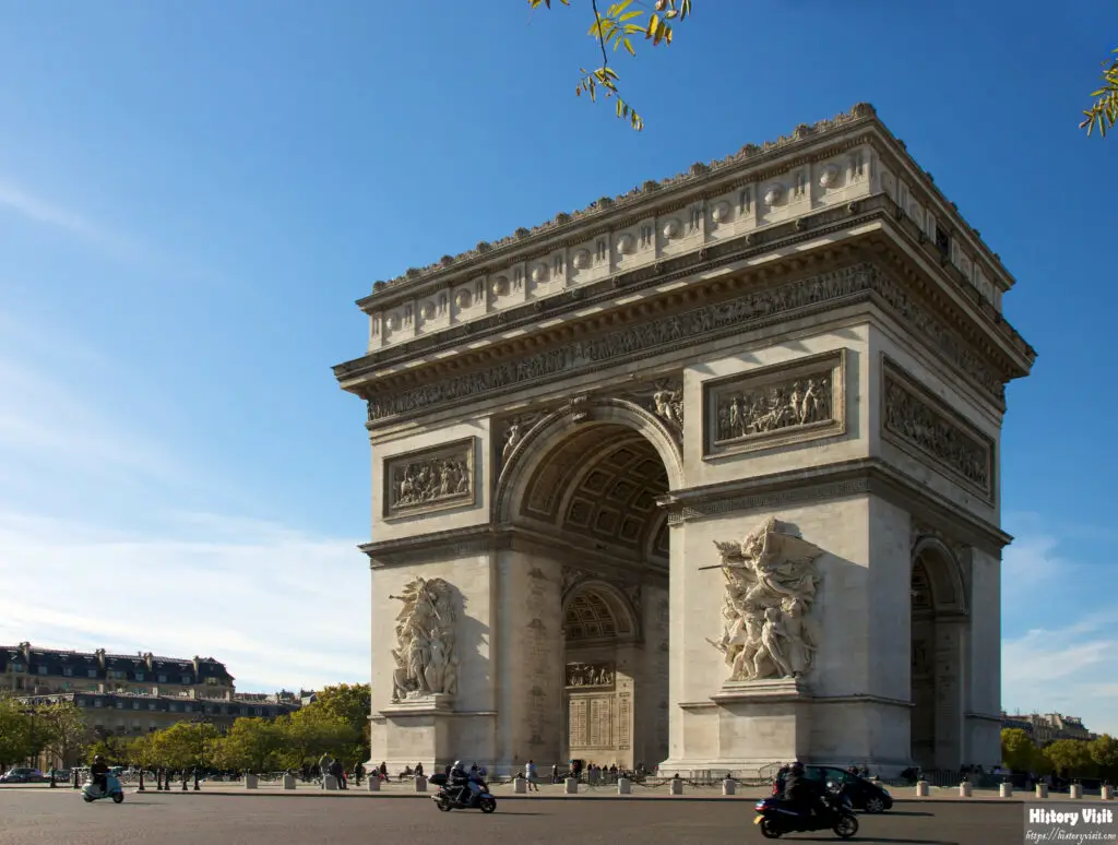 The Arc de Triomphe